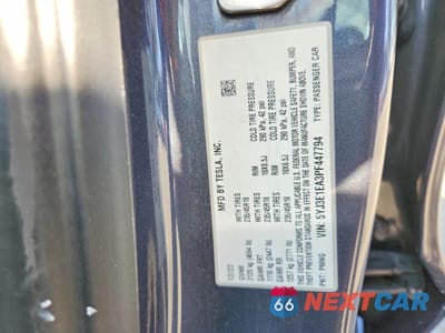 Zdjęcie 12 z 12 samochodu: 2023 TESLA MODEL 3 VIN:5YJ3E1EA3PF447794 - miniatura