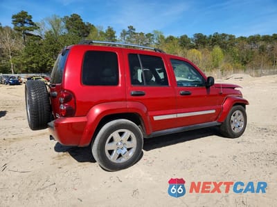 Trzecie zdjęcie samochodu z tyłu: 2007 JEEP LIBERTY LIMITED VIN:1J8GL58K07W514438 - miniatura