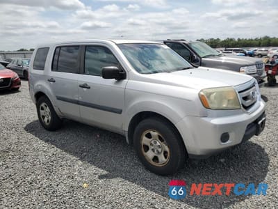 Czwarte zdjęcie samochodu z boku: 2010 HONDA PILOT LX VIN:5FNYF3H25AB022412 - miniatura