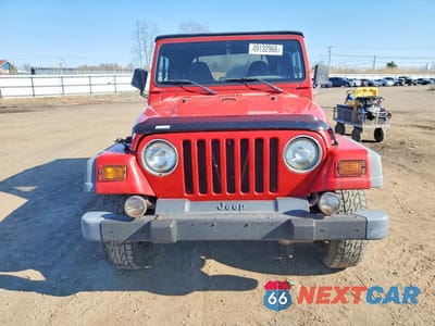 Piąte zdjęcie samochodu w środku: 1999 JEEP WRANGLER / TJ SE VIN:1J4FY29P6XP446941 - miniatura