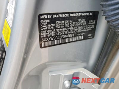 Zdjęcie 13 z 13 samochodu: 2015 BMW X4 XDRIVE28I VIN:5UXXW3C55F0M88911 - miniatura