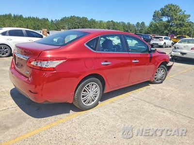 Trzecie zdjęcie samochodu z tyłu: 2014 NISSAN SENTRA S VIN:3N1AB7AP0EL680241 - miniatura