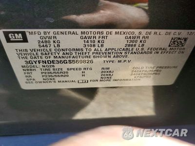 Zdjęcie 13 z 13 samochodu: 2016 CADILLAC SRX PREMIUM COLLECTION VIN:3GYFNDE36GS569826 - miniatura