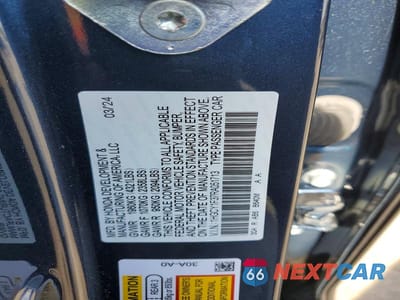 Zdjęcie 13 z 13 samochodu: 2024 HONDA ACCORD EX VIN:1HGCY1F37RA051713 - miniatura