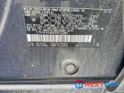 Zdjęcie 13 z 13 samochodu: 2014 TOYOTA RAV4 LIMITED VIN:2T3YFREV4EW092923 - miniatura