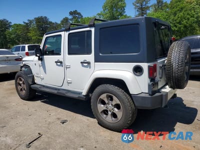 Drugie zdjęcie samochodu z przodu: 2016 JEEP WRANGLER UNLIMITED SAHARA VIN:1C4BJWEG7GL144264 - miniatura