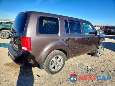 Trzecie zdjęcie samochodu z tyłu: 2012 HONDA PILOT EXL VIN:5FNYF4H56CB017075 - miniatura
