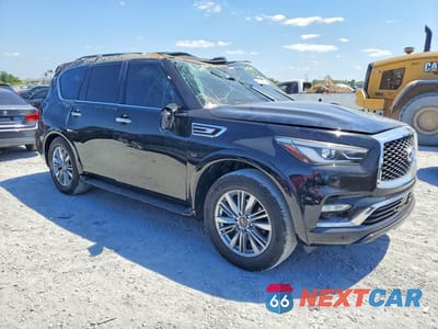Czwarte zdjęcie samochodu z boku: 2019 INFINITI QX80 LUXE VIN:JN8AZ2NF8K9685466 - miniatura