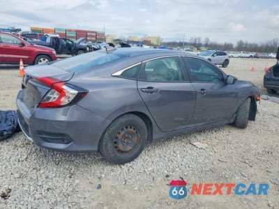 Trzecie zdjęcie samochodu z tyłu: 2018 HONDA CIVIC EX VIN:2HGFC1F34JH643975 - miniatura