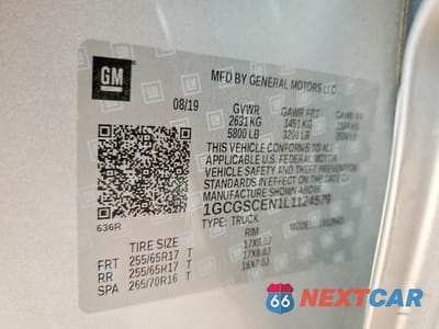 Zdjęcie 12 z 12 samochodu: 2020 CHEVROLET COLORADO LT VIN:1GCGSCEN1L1124579 - miniatura