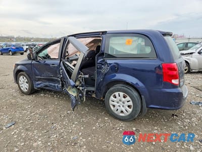 Drugie zdjęcie samochodu z przodu: 2014 DODGE GRAND CARAVAN SE VIN:2C4RDGBG3ER102047 - miniatura