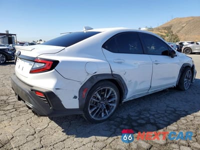 Trzecie zdjęcie samochodu z tyłu: 2022 SUBARU WRX PREMIUM VIN:JF1VBAF64N9027759 - miniatura
