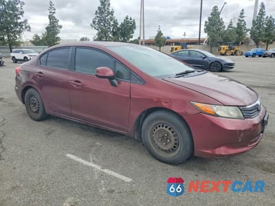 Czwarte zdjęcie samochodu z boku: 2012 HONDA CIVIC LX VIN:19XFB2F53CE390333 - miniatura