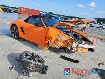 Czwarte zdjęcie samochodu z boku: 2008 PORSCHE BOXSTER VIN:WP0CA29898U710386 - miniatura