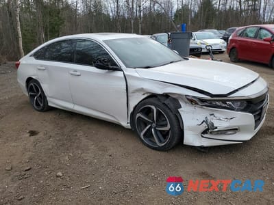 Czwarte zdjęcie samochodu z boku: 2018 HONDA ACCORD SPORT VIN:1HGCV1F33JA801329 - miniatura
