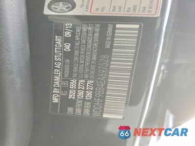 Zdjęcie 12 z 12 samochodu: 2014 MERCEDES-BENZ E 550 4MATIC VIN:WDDHF9BB4EA897528 - miniatura