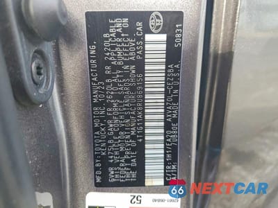 Zdjęcie 12 z 12 samochodu: 2024 TOYOTA CAMRY SE VIN:4T1G11AK8RU869156 - miniatura