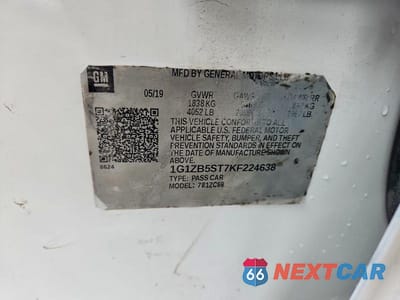 Zdjęcie 12 z 12 samochodu: 2019 CHEVROLET MALIBU LS VIN:1G1ZB5ST7KF224638 - miniatura