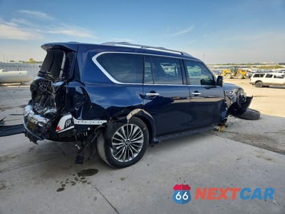 Trzecie zdjęcie samochodu z tyłu: 2019 INFINITI QX80 LUXE VIN:JN8AZ2NE6K9238268 - miniatura