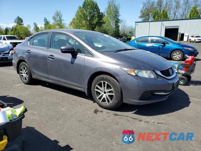 Czwarte zdjęcie samochodu z boku: 2015 HONDA CIVIC LX VIN:19XFB2F54FE700493 - miniatura