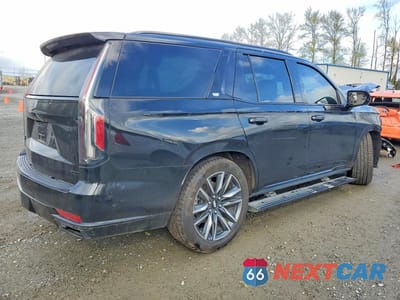 Trzecie zdjęcie samochodu z tyłu: 2021 CADILLAC ESCALADE SPORT PLATINUM VIN:1GYS4GKL0MR438221 - miniatura