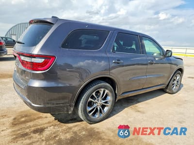 Trzecie zdjęcie samochodu z tyłu: 2019 DODGE DURANGO GT VIN:1C4RDJDG1KC557512 - miniatura