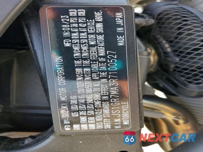 Zdjęcie 9 z 9 samochodu: 2024 SUZUKI GSX-R750 VIN:JS1GR7MA3R7100527 - miniatura