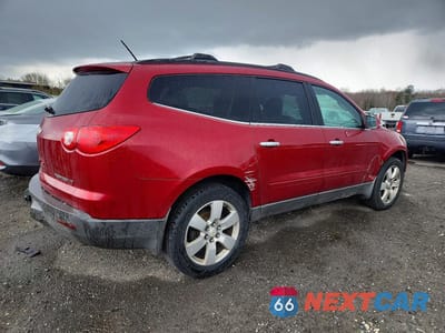 Trzecie zdjęcie samochodu z tyłu: 2012 CHEVROLET TRAVERSE LT VIN:1GNKRGED9CJ327277 - miniatura