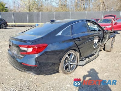Trzecie zdjęcie samochodu z tyłu: 2022 HONDA ACCORD SPORT SE VIN:1HGCV1F45NA101326 - miniatura