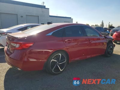Trzecie zdjęcie samochodu z tyłu: 2021 HONDA ACCORD SPORT VIN:1HGCV1F30MA119528 - miniatura