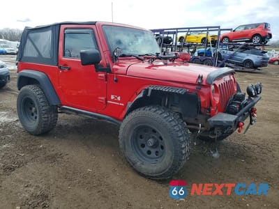Czwarte zdjęcie samochodu z boku: 2008 JEEP WRANGLER X VIN:1J4FA24118L646352 - miniatura