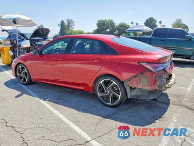 Drugie zdjęcie samochodu z przodu: 2021 HYUNDAI ELANTRA N LINE VIN:KMHLR4AF6MU152128 - miniatura