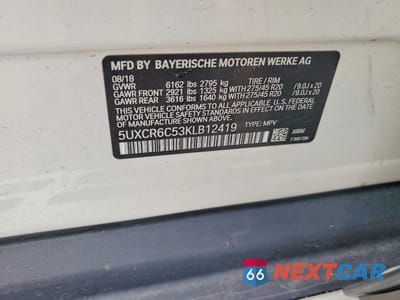 Zdjęcie 13 z 13 samochodu: 2019 BMW X5 XDRIVE40I VIN:5UXCR6C53KLB12419 - miniatura