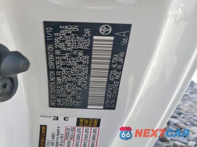 Zdjęcie 12 z 12 samochodu: 2011 SCION TC BASE VIN:JTKJF5C75B3013538 - miniatura