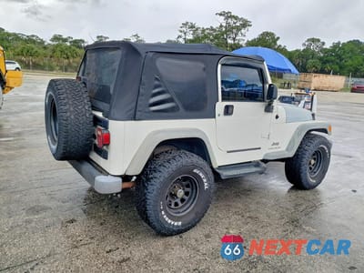 Trzecie zdjęcie samochodu z tyłu: 2005 JEEP WRANGLER X VIN:1J4FA39S35P337557 - miniatura