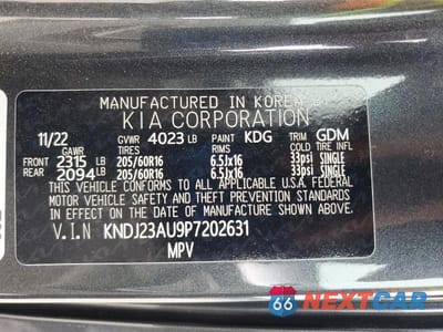Zdjęcie 12 z 12 samochodu: 2023 KIA SOUL LX VIN:KNDJ23AU9P7202631 - miniatura