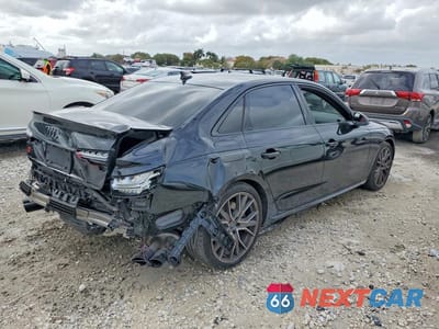 Trzecie zdjęcie samochodu z tyłu: 2024 AUDI S4 PREMIUM PLUS VIN:WAUB4AF47RA082407 - miniatura
