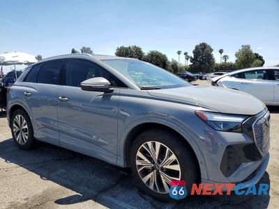 Czwarte zdjęcie samochodu z boku: 2024 AUDI Q4 E-TRON PREMIUM PLUS VIN:WA1BCBFZ7RP029575 - miniatura