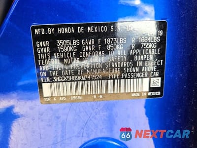 Zdjęcie 12 z 12 samochodu: 2019 HONDA FIT EX VIN:3HGGK5H89KM741524 - miniatura