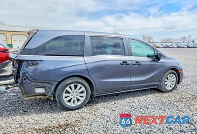 Trzecie zdjęcie samochodu z tyłu: 2020 HONDA ODYSSEY LX VIN:5FNRL6H21LB025308 - miniatura