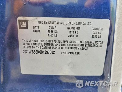 Zdjęcie 13 z 13 samochodu: 2008 CHEVROLET IMPALA LS VIN:2G1WB58K681297002 - miniatura