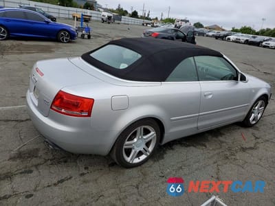 Trzecie zdjęcie samochodu z tyłu: 2007 AUDI A4 2.0T CABRIOLET QUATTRO VIN:WAUDF48H07K028989 - miniatura