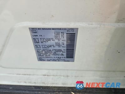 Zdjęcie 12 z 12 samochodu: 2015 INFINITI QX60 BASE VIN:5N1AL0MN4FC528659 - miniatura