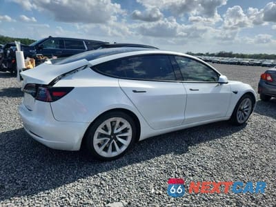 Trzecie zdjęcie samochodu z tyłu: 2023 TESLA MODEL 3 VIN:5YJ3E1EA5PF563773 - miniatura