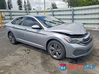 Czwarte zdjęcie samochodu z boku: 2022 VOLKSWAGEN JETTA SE VIN:3VW7M7BUXNM032189 - miniatura