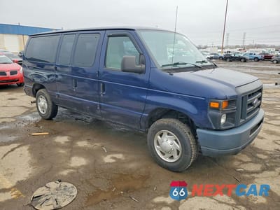 Czwarte zdjęcie samochodu z boku: 2013 FORD ECONOLINE E150 WAGON VIN:1FMNE1BW7DDB14876 - miniatura