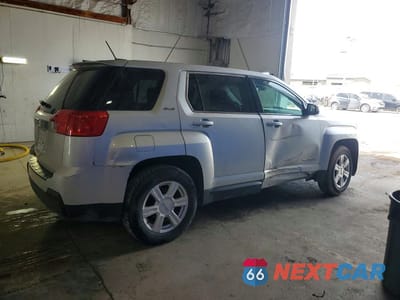 Trzecie zdjęcie samochodu z tyłu: 2015 GMC TERRAIN SLE VIN:2GKALMEK8F6194908 - miniatura