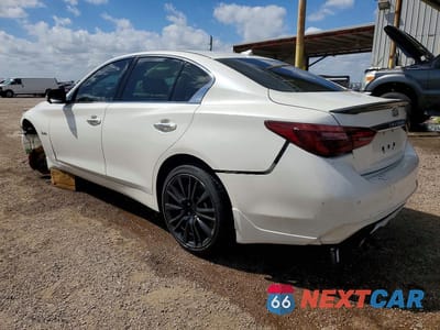 Drugie zdjęcie samochodu z przodu: 2019 INFINITI Q50 RED SPORT 400 VIN:JN1FV7AP2KM760137 - miniatura