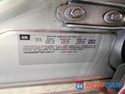 Zdjęcie 12 z 12 samochodu: 2013 CADILLAC CTS-V VIN:1G6DV5EP7D0125771 - miniatura
