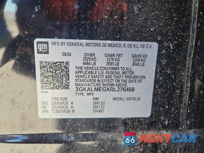 Zdjęcie 13 z 13 samochodu: 2024 GMC TERRAIN SLE VIN:3GKALMEGXRL376458 - miniatura